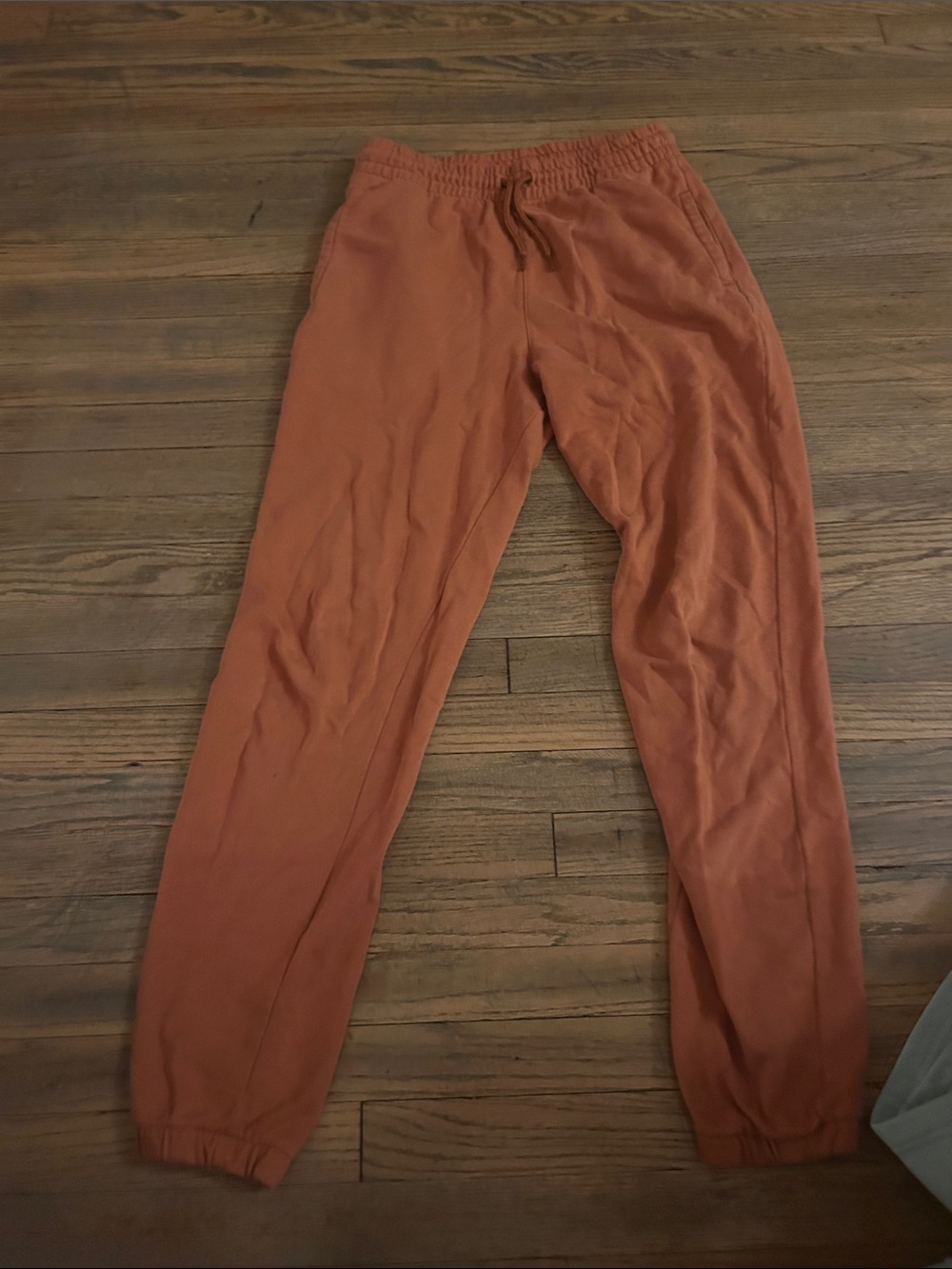 Kids Orange  Sweatpants with Drawstring Waist
